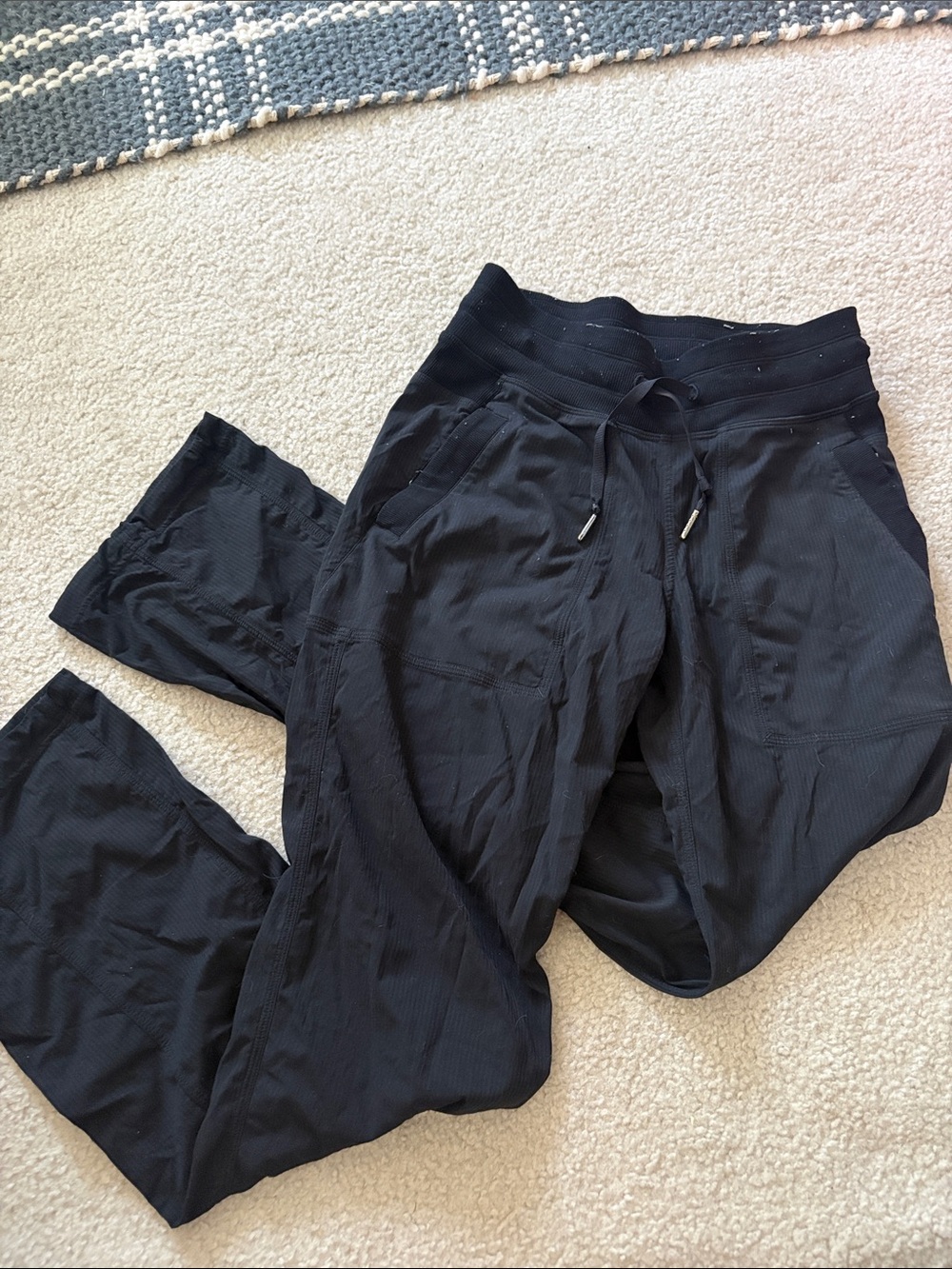 Black lululemon dance studio pants